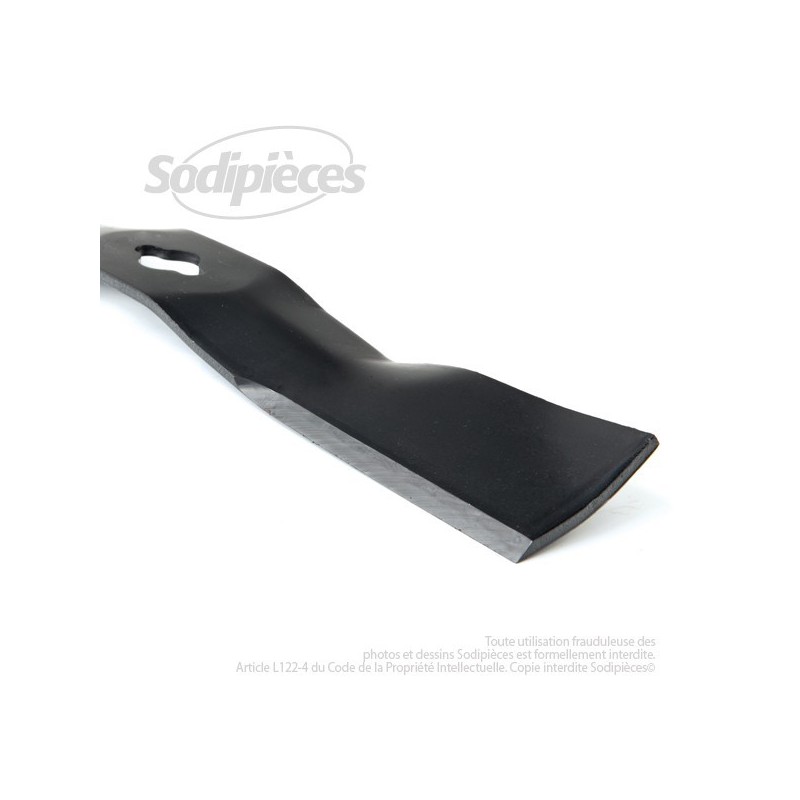 Lame pour John Deere M122455. Coupe 47,5 cm