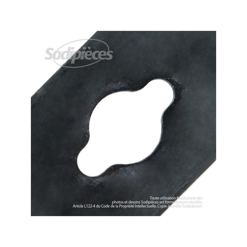 Lame pour John Deere M122455. Coupe 47,5 cm