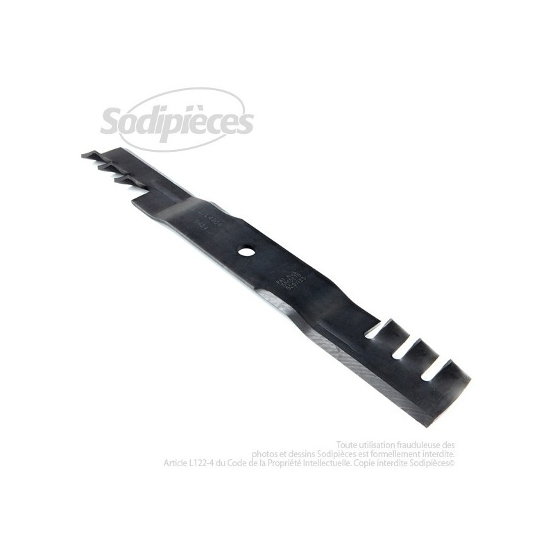 Lame pour John Deere M112991. Coupe 49,5 cm