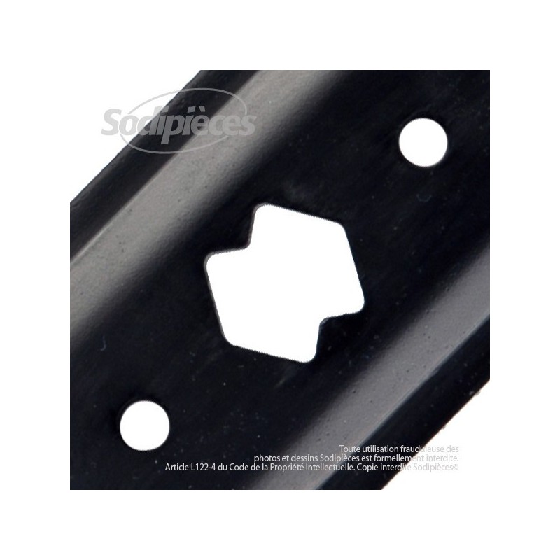 Lame pour MTD 942-0610, 742-0610. Coupe 49 cm