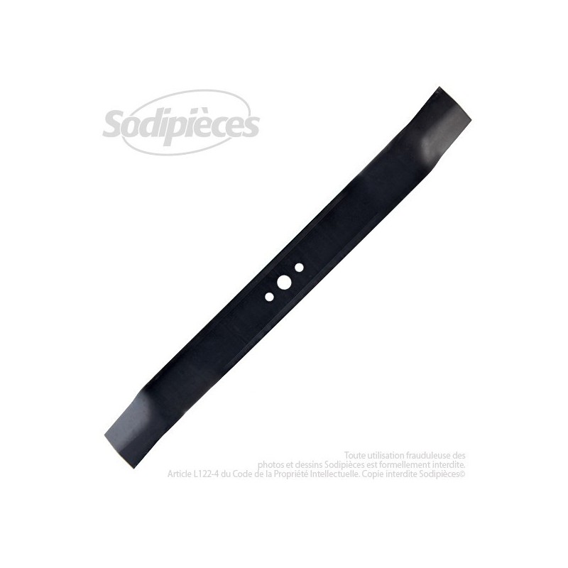 Lame . Coupe 55,8 cm. Section 57,2 x 3,4. Alèsage 15,9.