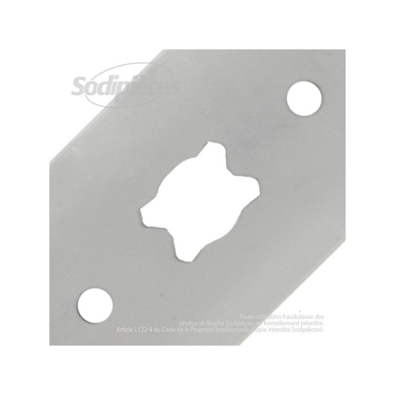 Lame tondeuse pour MTD 742-0638. Coupe 45.5