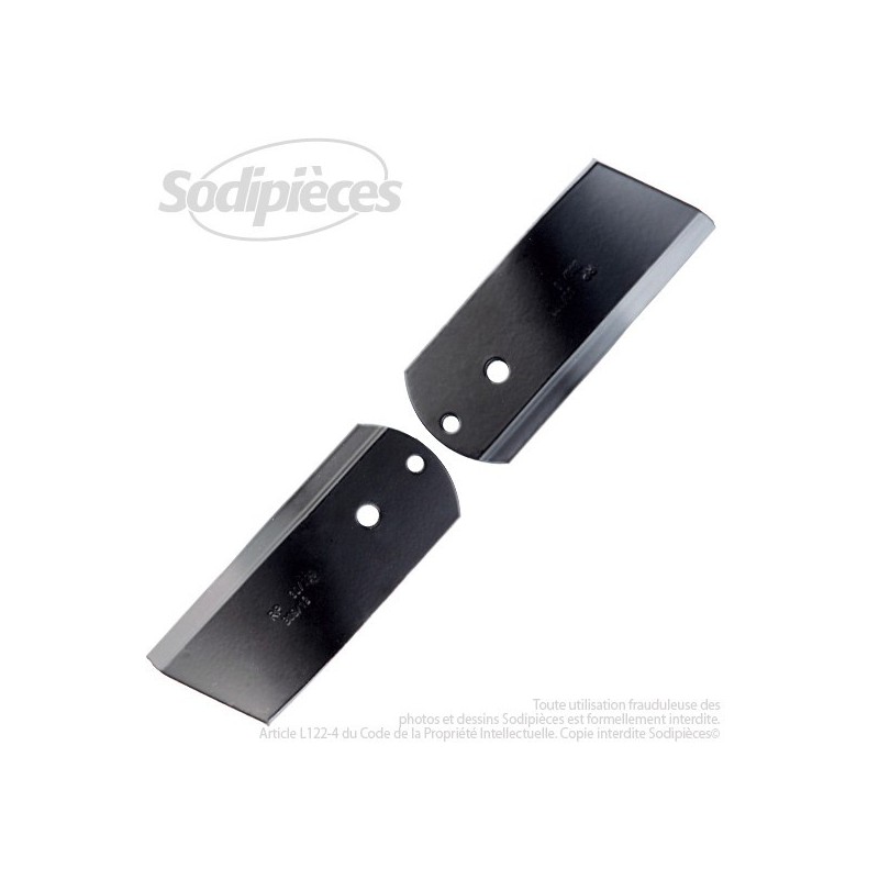 Lame de tondeuse pour STIGA 12cm 2 pièces