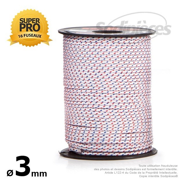 Corde de lanceur Ø 3 mm x 100 m