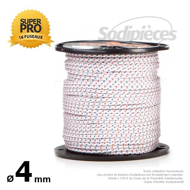 Corde de lanceur Ø 4 mm x 100 m Corde de lanceur Ø 4 mm x 100 m