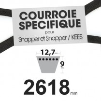 Courroie spécifique Snapper 1-4799. 12,7 mm x 2618 mm.