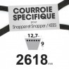 Courroie spécifique Snapper 1-4799. 12,7 mm x 2618 mm.