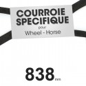 Courroie tondeuse spécifique Toro 25-6430. 14 lignée x 838 mm.