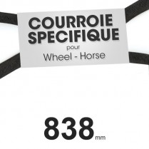 Courroie spécifique Toro 25-6430. 14 lignée x 838 mm.