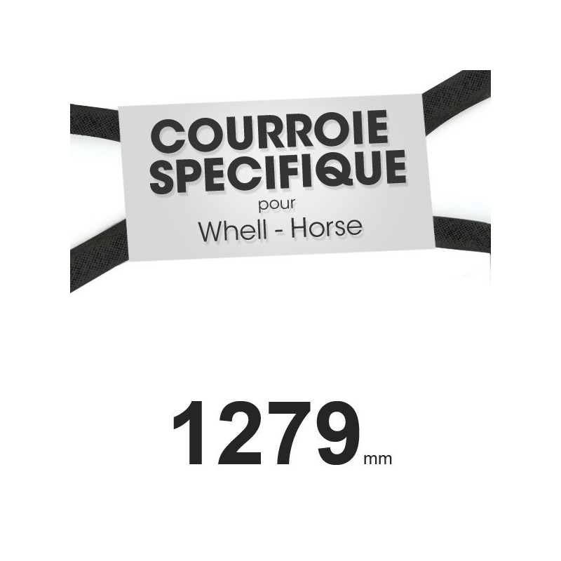 Courroie spécifique Toro 51-4290. 13 mm x 1279 mm.