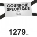 Courroie tondeuse spécifique Toro 51-4290. 13 mm x 1279 mm.