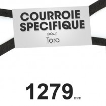 Courroie spécifique Toro 51-4290. 13 mm x 1279 mm.