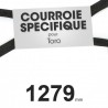 Courroie spécifique Toro 51-4290. 13 mm x 1279 mm.