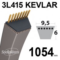 Courroie spécifique L3415 10-6866-00. 9,5 mm x 1054 mm.