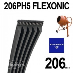 Poly-V Elastique FLEXONIC 206PH5