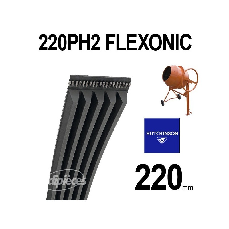 Poly-V Elastique FLEXONIC 220PH2