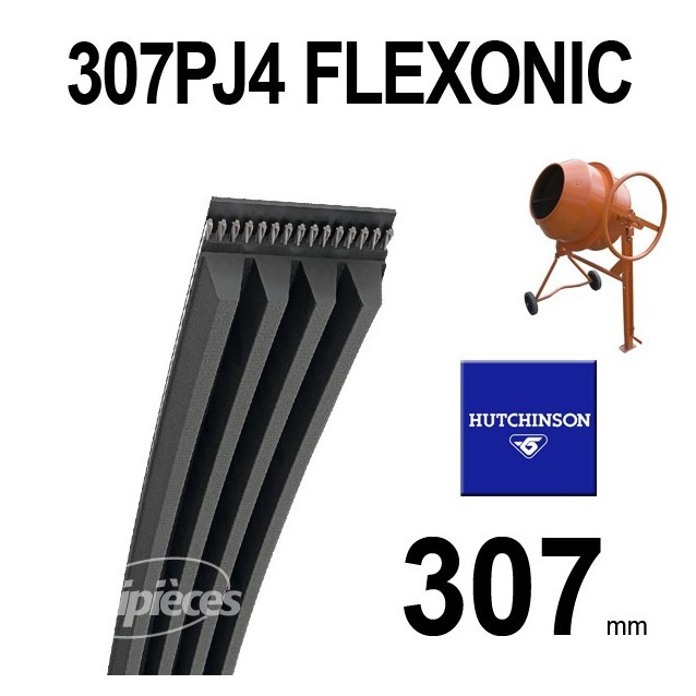 Poly-V Elastique FLEXONIC 307PJ4