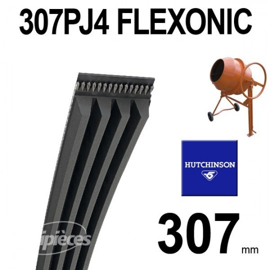 Poly-V Elastique FLEXONIC 307PJ4