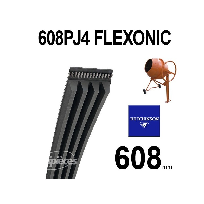 Poly-V Elastique FLEXONIC 608PJ4