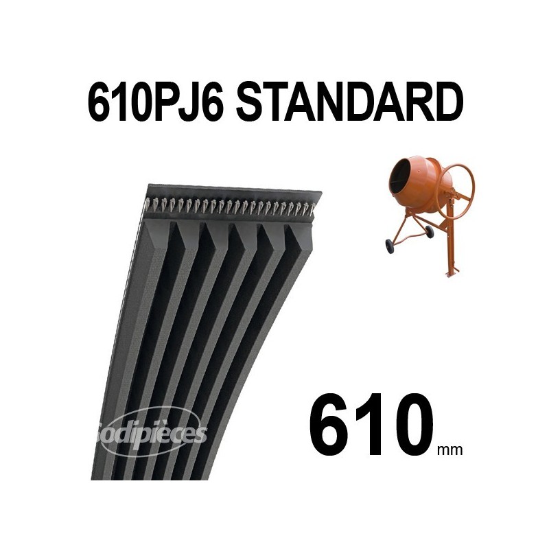 Poly-V Standard 610PJ6