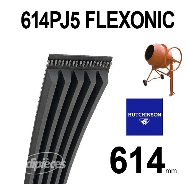 Poly-V Elastique FLEXONIC 614PJ5