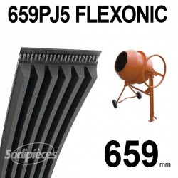 Poly-V Elastique FLEXONIC 659PJ5