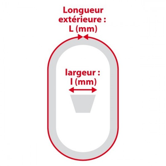 Courroie 2000DS8M20 Double denture. 20 mm x 2000 mm.