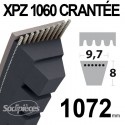 Courroie tondeuse XPZ1060 Trapézoïdale crantée. 9,7 mm x 1072 mm.