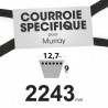 Courroie spécifique Murray 37 x 26. 12,7 mm x 2243 mm.