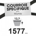 Courroie tondeuse spécifique pour Murray N° 37 x 40, 23748, 37 x 21. 12,7 mm x 1577 mm.