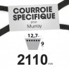 Courroie spécifique Murray 37 x 63. 12,7 mm x 2110 mm.