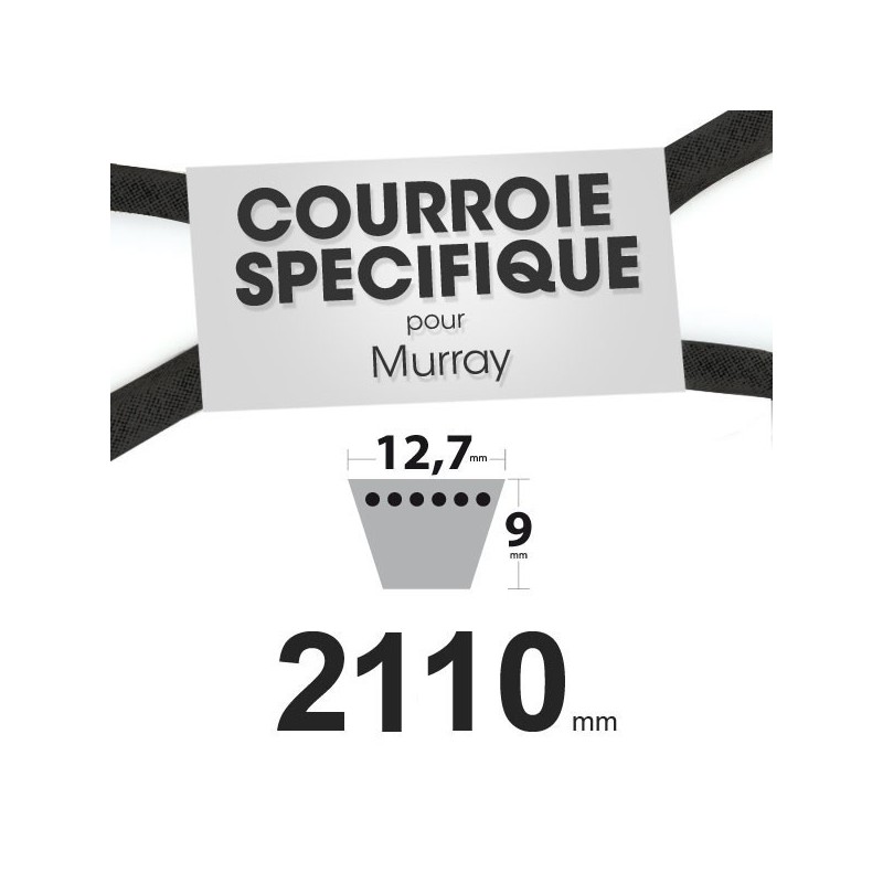 Courroie spécifique Murray 37 x 63. 12,7 mm x 2110 mm.