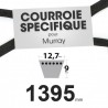 Courroie spécifique Murray 37 x 12. 12,7 mm x 1395 mm.