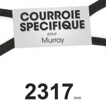 Courroie spécifique Murray 37 x 75. Profil W mm x 2317 mm.