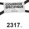 Courroie spécifique Murray 37 x 75. Profil W mm x 2317 mm.
