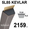 Courroie 5L85 Kevlar Trapézoïdale. 15,8 mm x 2159 mm.