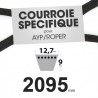 Courroie spécifique AYP/Roper 140067. 12,7 mm x 2095 mm.
