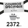 Courroie spécifique Bunton PL7014. 15,8 mm x 2372 mm.