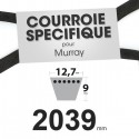 Courroie tondeuse spécifique Murray 37 x 69. 12,7 mm x 2039 mm.