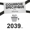 Courroie spécifique Murray 37 x 69. 12,7 mm x 2039 mm.