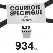 Courroie spécifique Murray 37 x 64. 6,35 mm x 934 mm.
