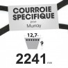 Courroie spécifique Murray 37 x 88. 12,7 mm x 2241 mm. Courroie spécifique Murray 37 x 88. 12,7 mm x 2241 mm.