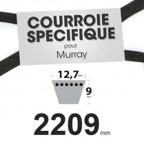 Courroie spécifique Murray 37 x 89. 12,7 mm x 2209 mm.