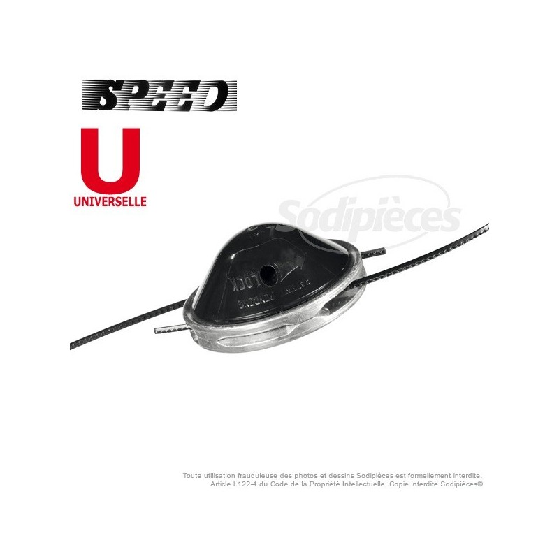 Tête débroussailleuse aluminium 2 fils Speed 