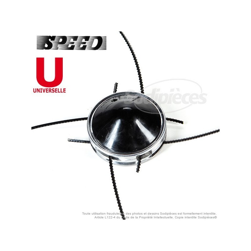 Tête débroussailleuse aluminium 4 fils Speed