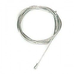 Cable souple diam 2,5 mm. L : 2,5 m. Tête 6,5 x 6,5 mm