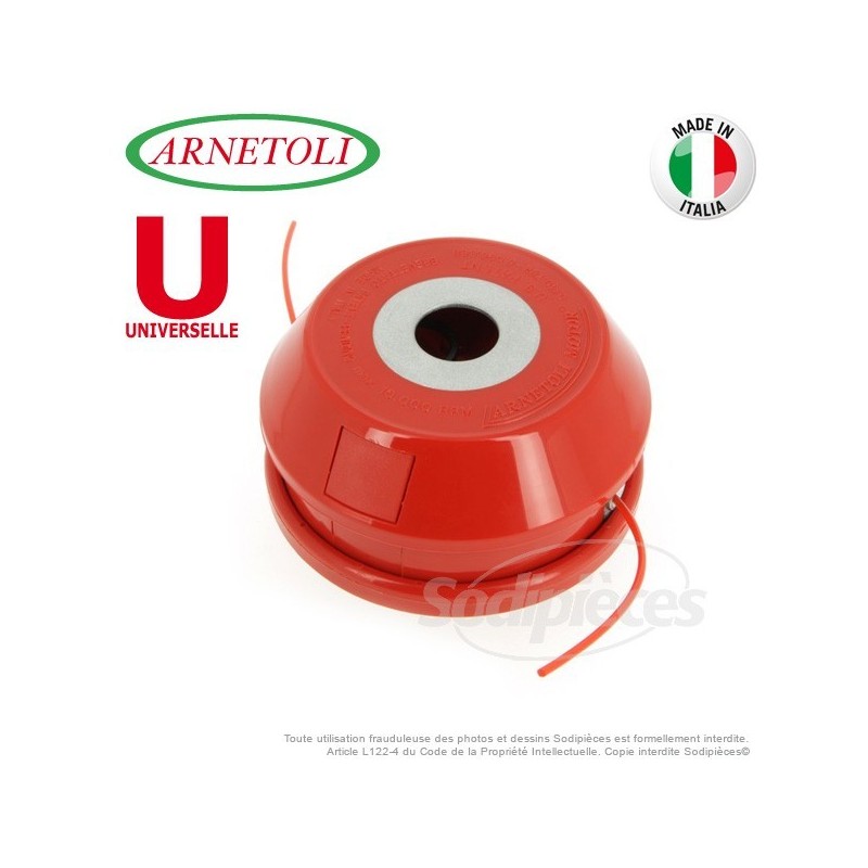 Tête débroussailleuse 2 fils universelle. AlØ25,4 manuelle