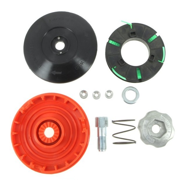 Tête débroussailleuse 3 fils F8x1,25 gauche  écrou alu