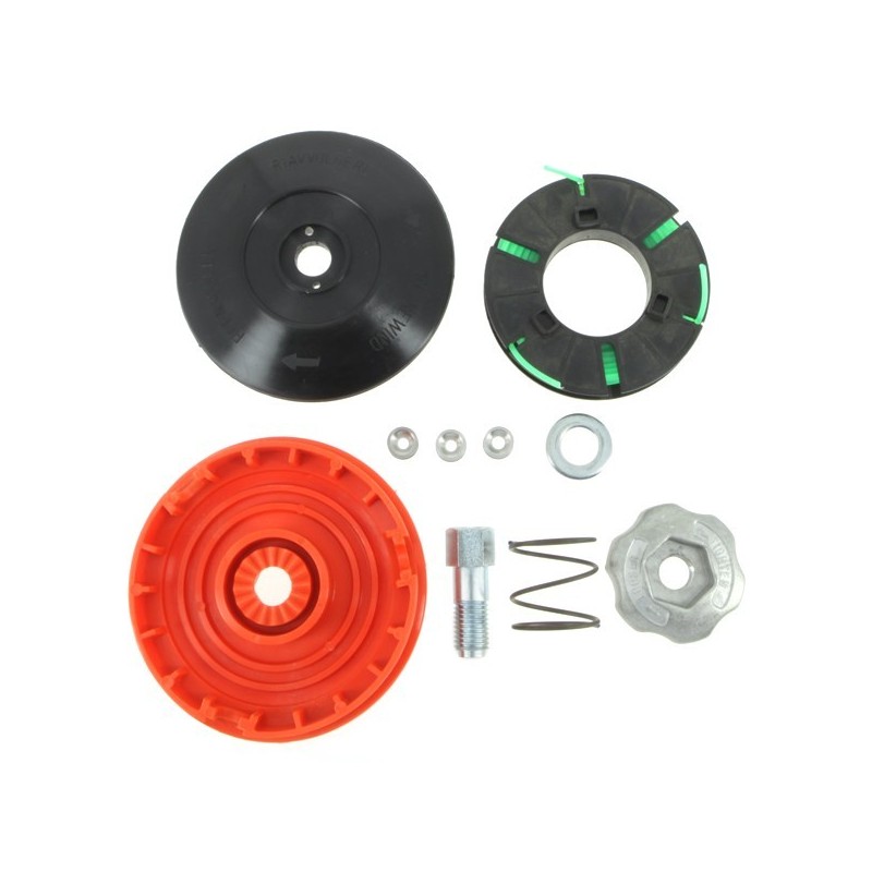 Tête débroussailleuse 3 fils F10x1,25 gauche  écrou alu