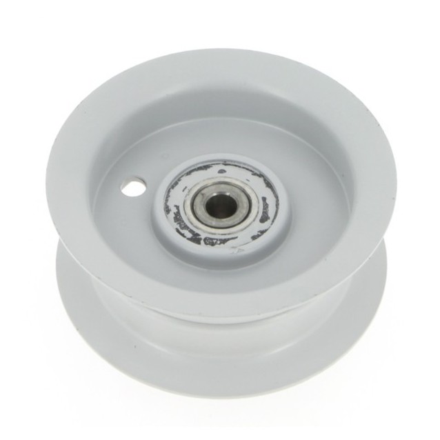 Poulie à gorge plate diam 82mm.Diam rebord 105 mm